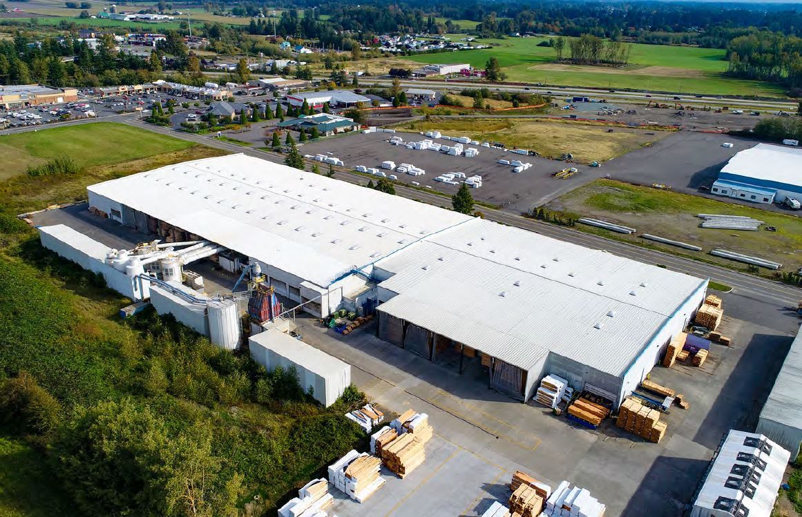 Metrie woodworking manufacturing facility in Ferndale, Washington