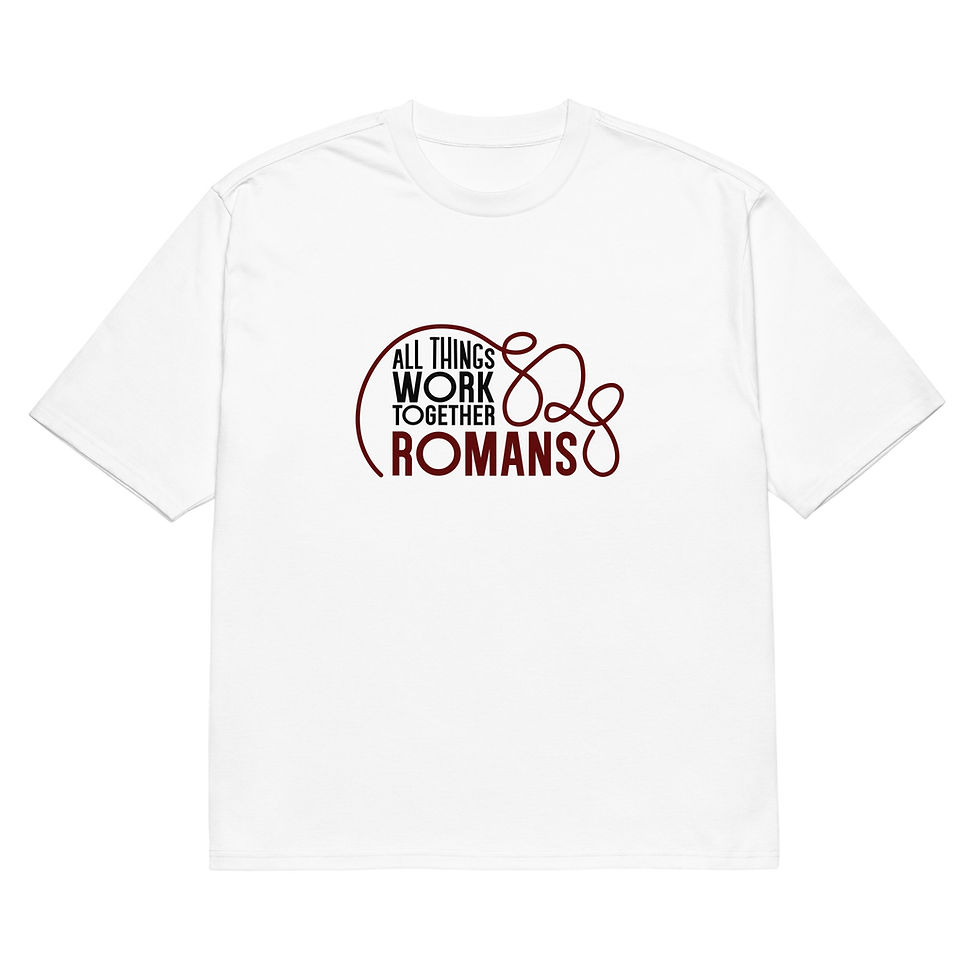 All Things/Romans 828 Oversized Heavyweight T-Shirt