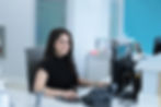 Trudent's front desk girl