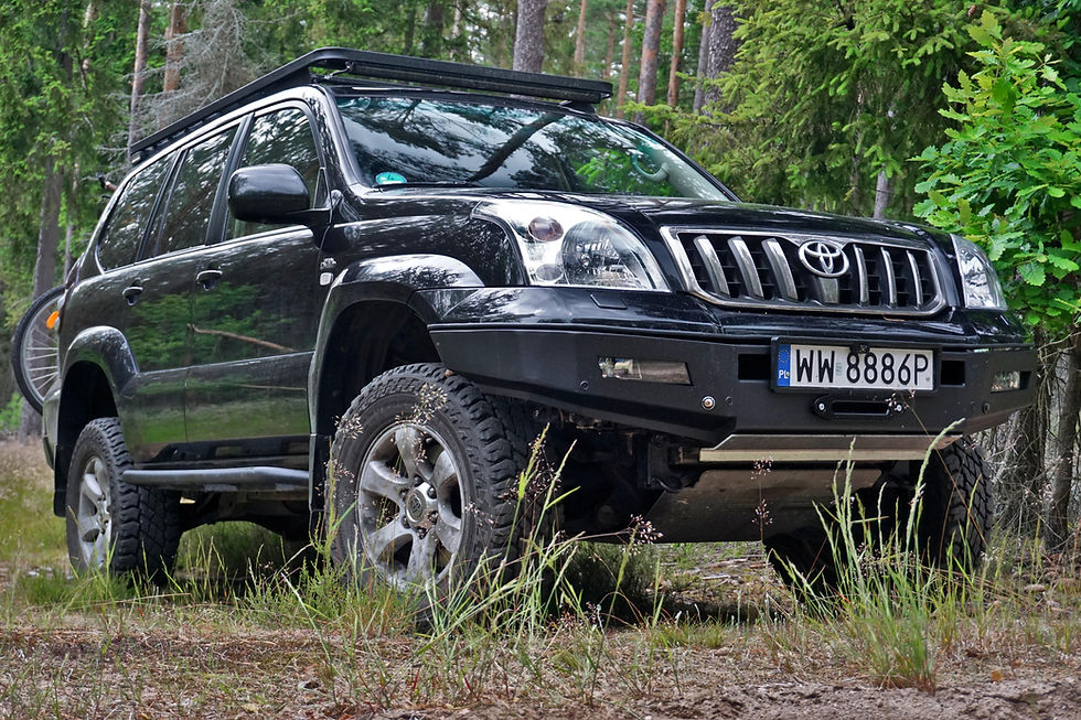 Steel bumper adds both real protection and a sharper look.