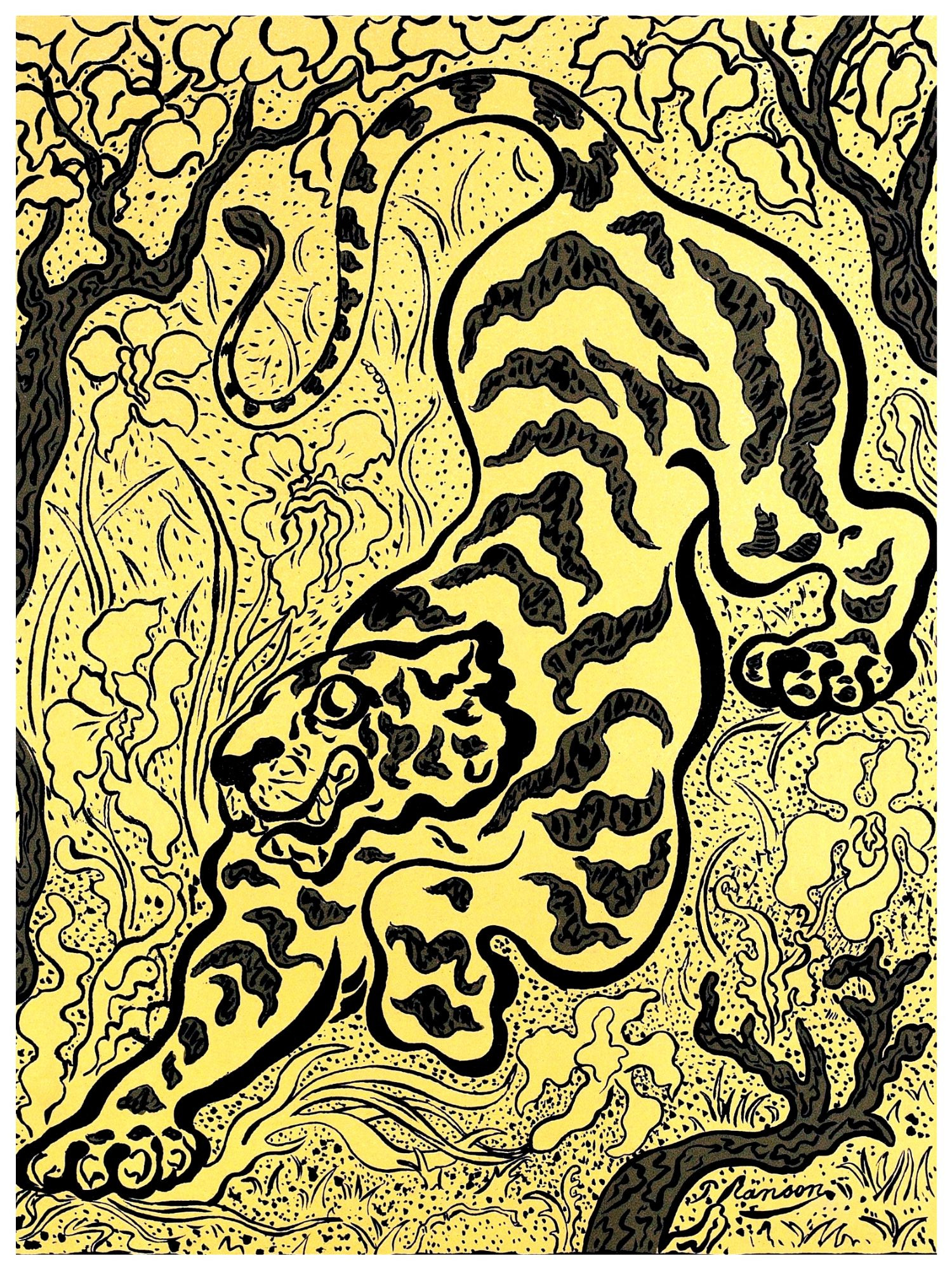 Tigre dans les jungles