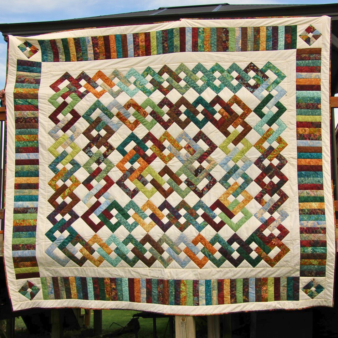 Diamond Chain | King Size Quilt