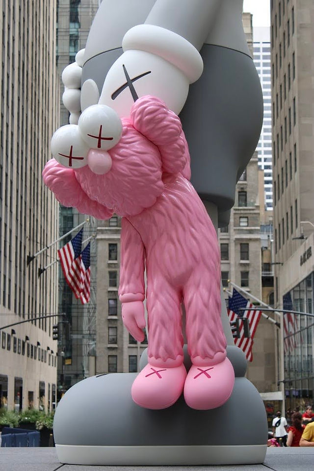 KAWS BFF at Rockefeller