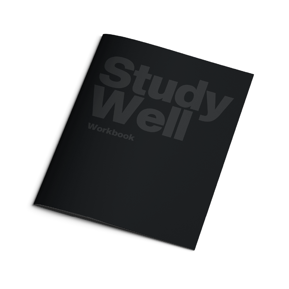 Thumbnail: Study Well Workbook (Charcoal)