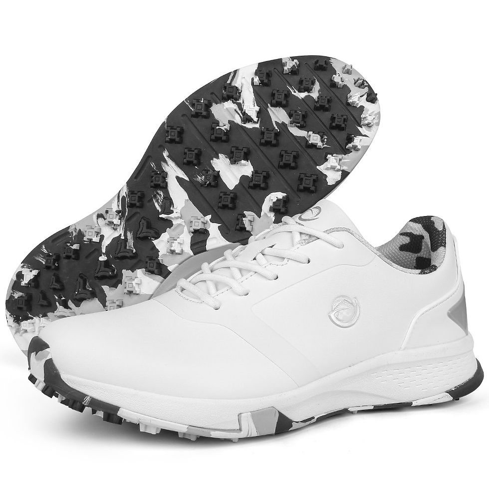 Thumbnail: Men's Camouflage Golf Shoes with Fixed Spikes
