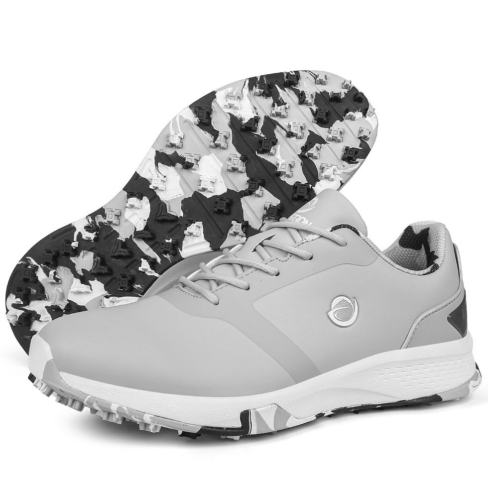 Thumbnail: Men's Camouflage Golf Shoes with Fixed Spikes