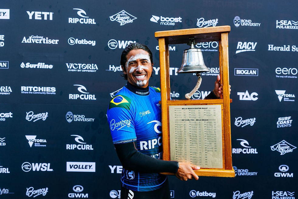 Miguel Pupo, campeão em Bells Beach