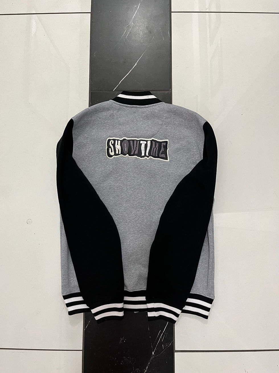 Thumbnail: Varsity Grey Showtime Jacket