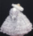 Thumbnail: BBT ADULT SISSY PRISSY SLIVER DOLL BABY RUFFLES DRESS