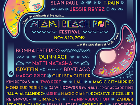MIAMI BEACH POP FESTIVAL 2019 ANUNCIA LA LISTA DE ARTISTAS - DADDY YANKEE, JUANES, NATTI NATASHA, CH