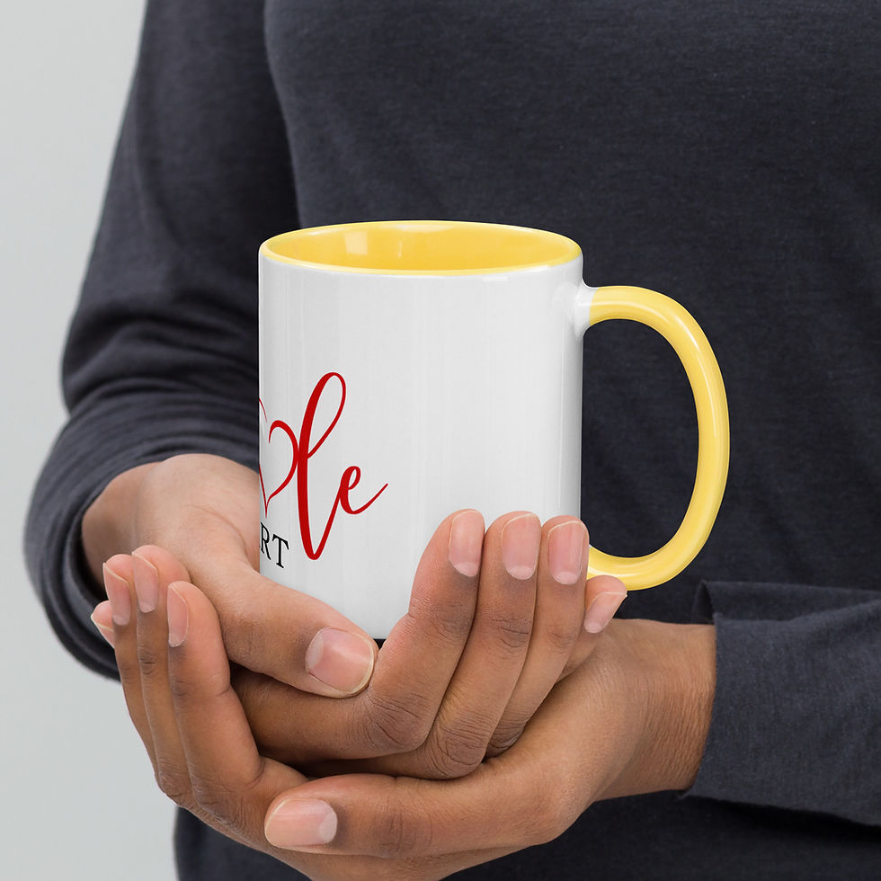 Thumbnail: J. Brown - My Whole Heart Mug with Color Inside