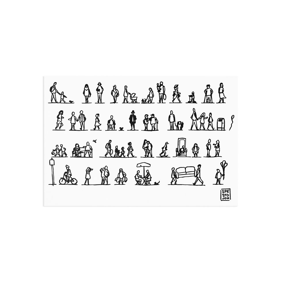 Thumbnail: "Out & About" Postcards