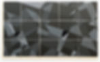 Tom Loveday, Dark, 2024, acrylic on Birch panel (15 panels), 122 x 203 cm overall
