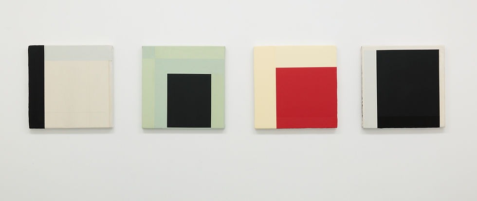 Simon Klose, no title, 2020, acrylic paint on canvas, 40 x 40 cm, photo Tim Grescham