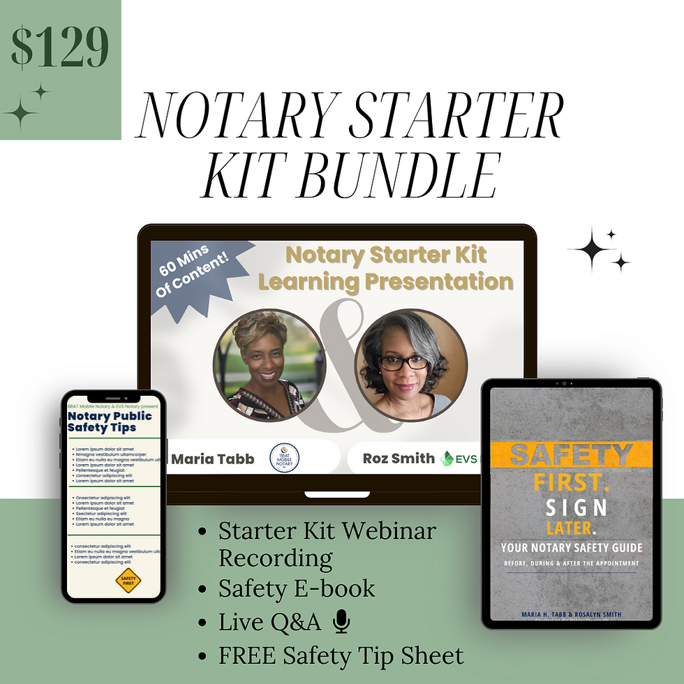 Overwhelmed by Notary info? Start with confidence. Grab the Starter Kit now—link in bio!