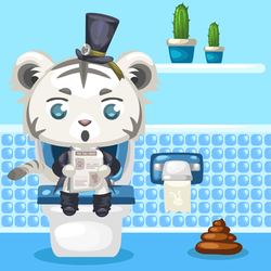 Pooping