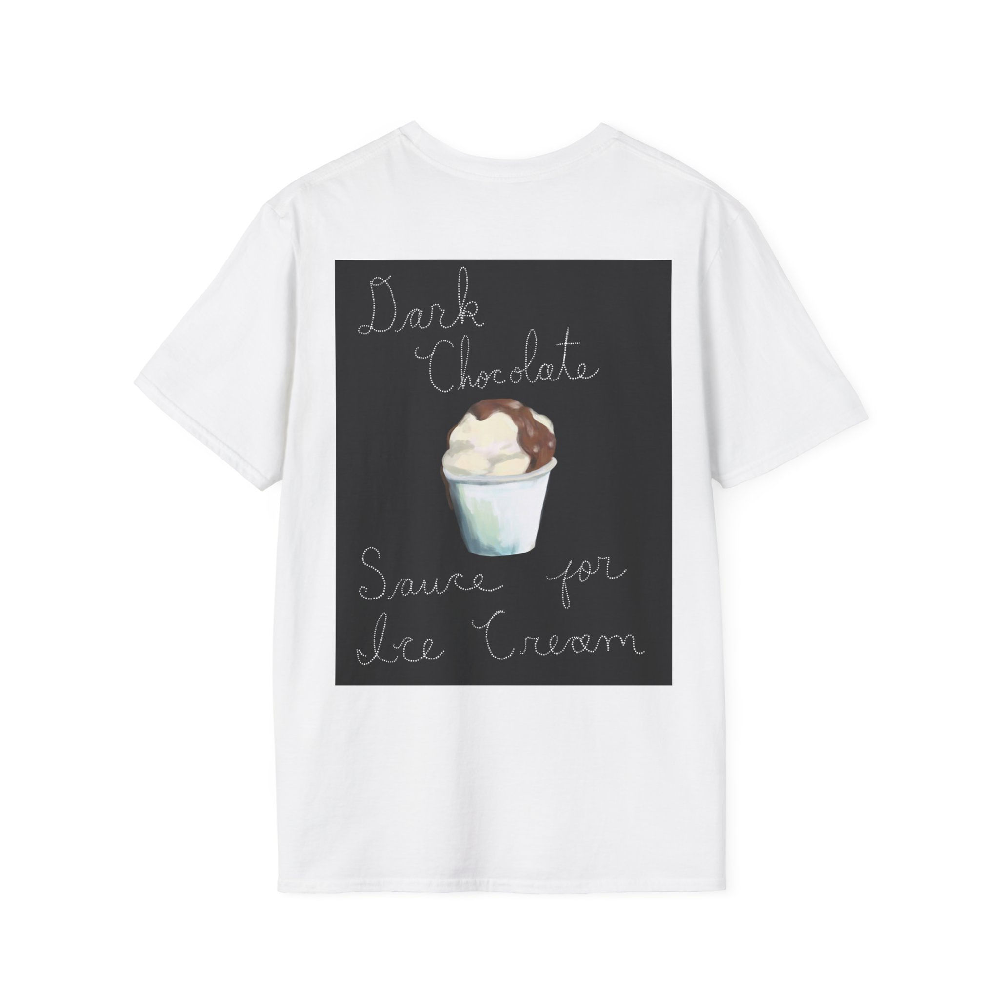 dark chocolate sauce for ice cream