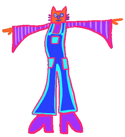 Kirsten Hurley Dancing Cat.gif