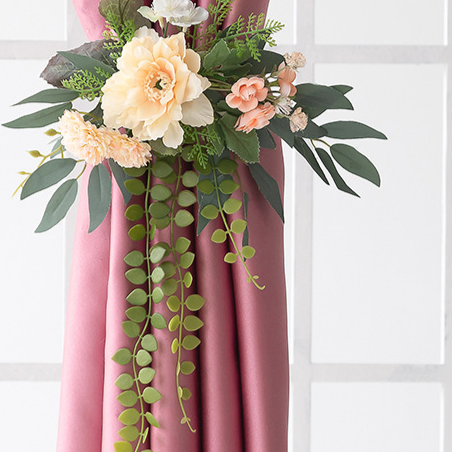Thumbnail: Decorative Floral Curtain Tiebacks