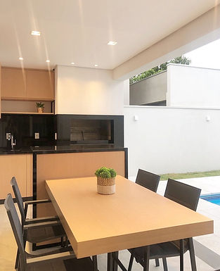 espaço gourmet projeto katlen kaefer arquitetura