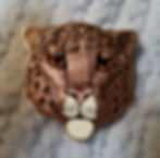 William Spear snow leopard pin