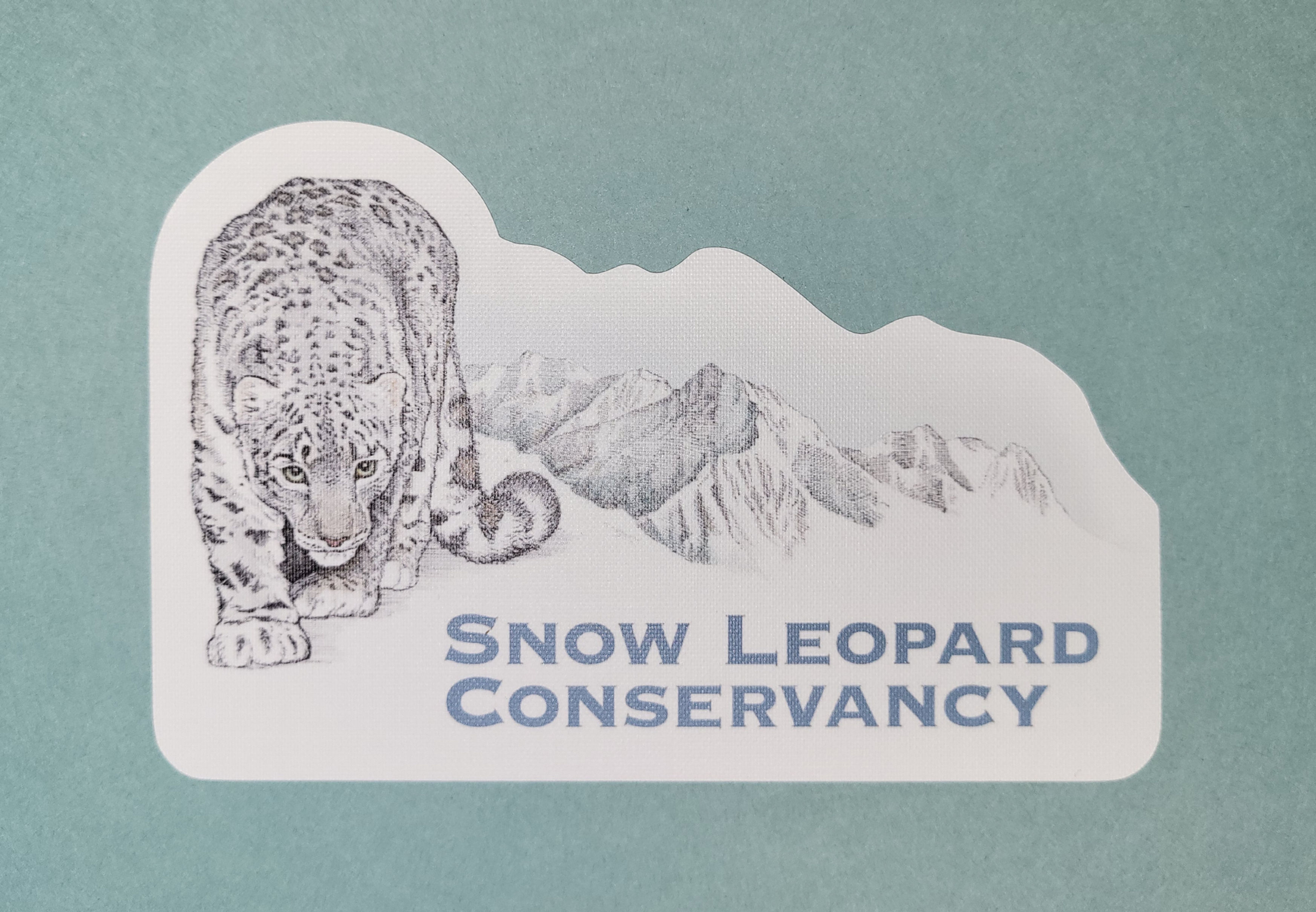 Snow Leopard Conservancy Removable Vinyl Sticker