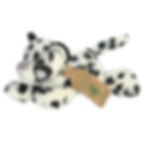 Eco Softie 8" Plush snow leopard