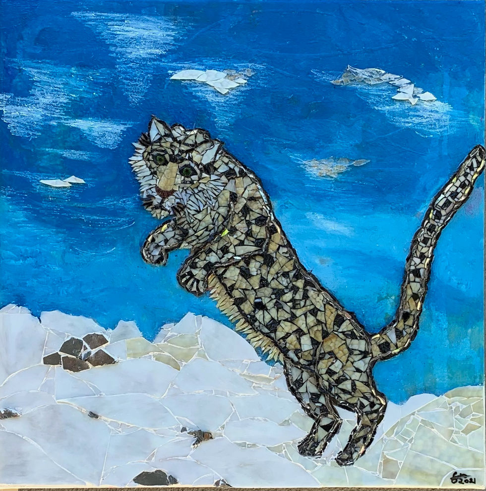 Image of Third Place Unique Media Artwork Adult 18 & Over - Ready to Pounce by Genevieve Brayley