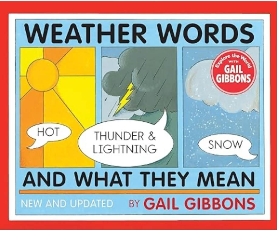 Weather Words and what they mean by Gail Gibbons book cover