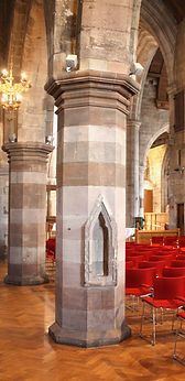 14 Niche in a pillar on the north aisle.