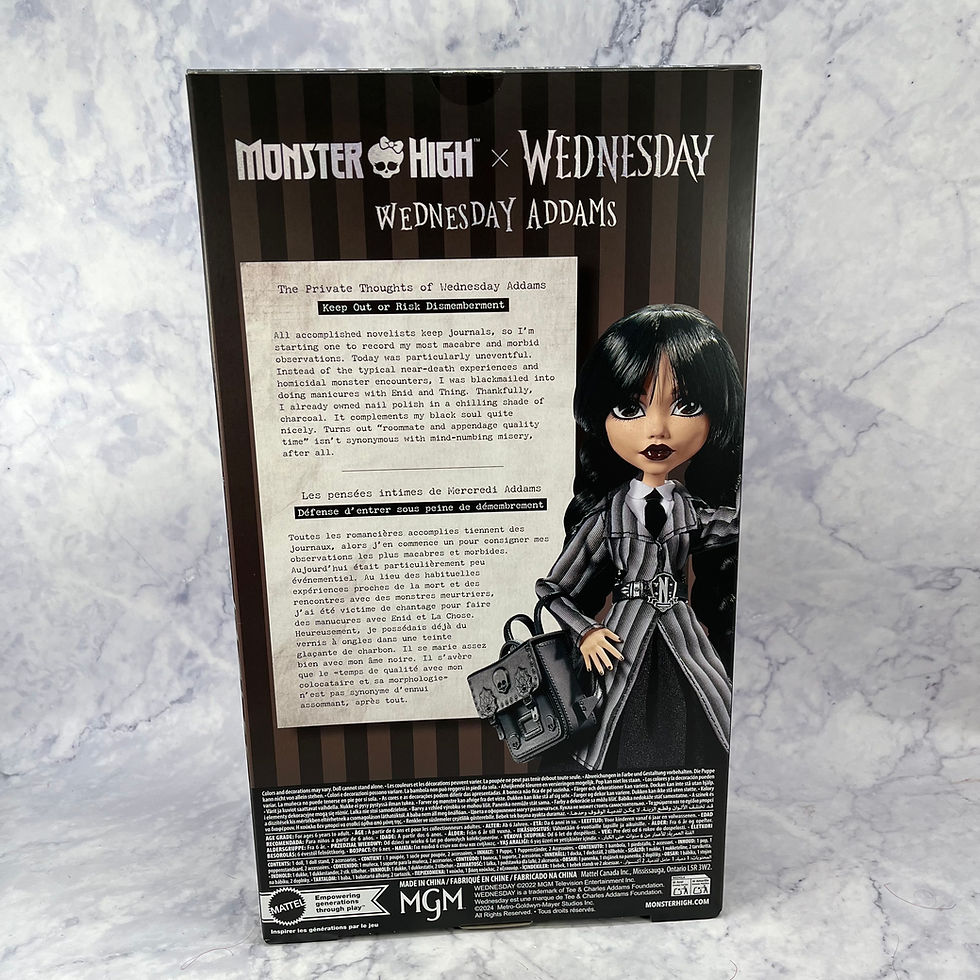 Thumbnail: Monster High (2024) x Wednesday - Wednesday Addams Doll, New In Box