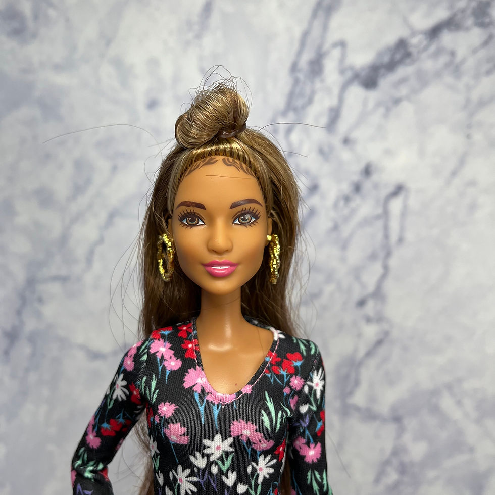 Thumbnail: Barbie (2017) Fashionistas Doll - #73 'Rosey Romper' Doll, #FJF38