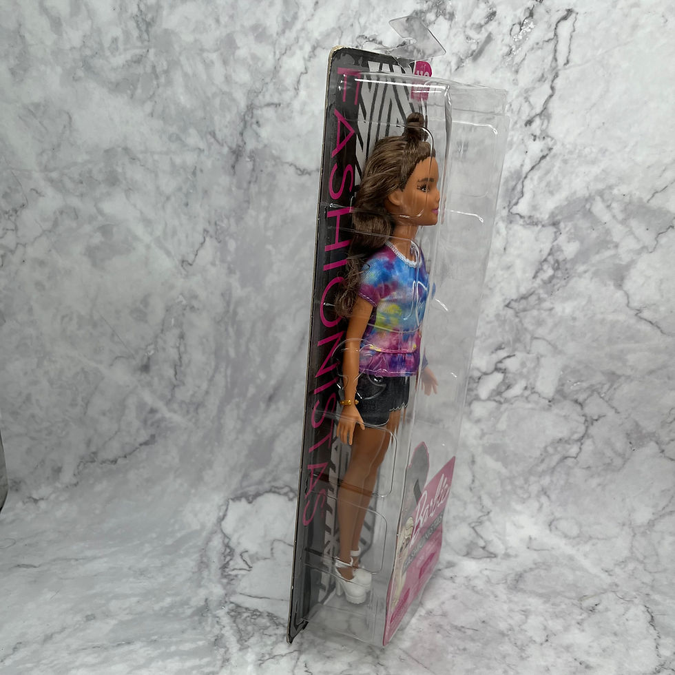 Thumbnail: Barbie Fashionistas Doll - #112 'Tie Dye Dreamer' Petite, New In Box (FYB31)