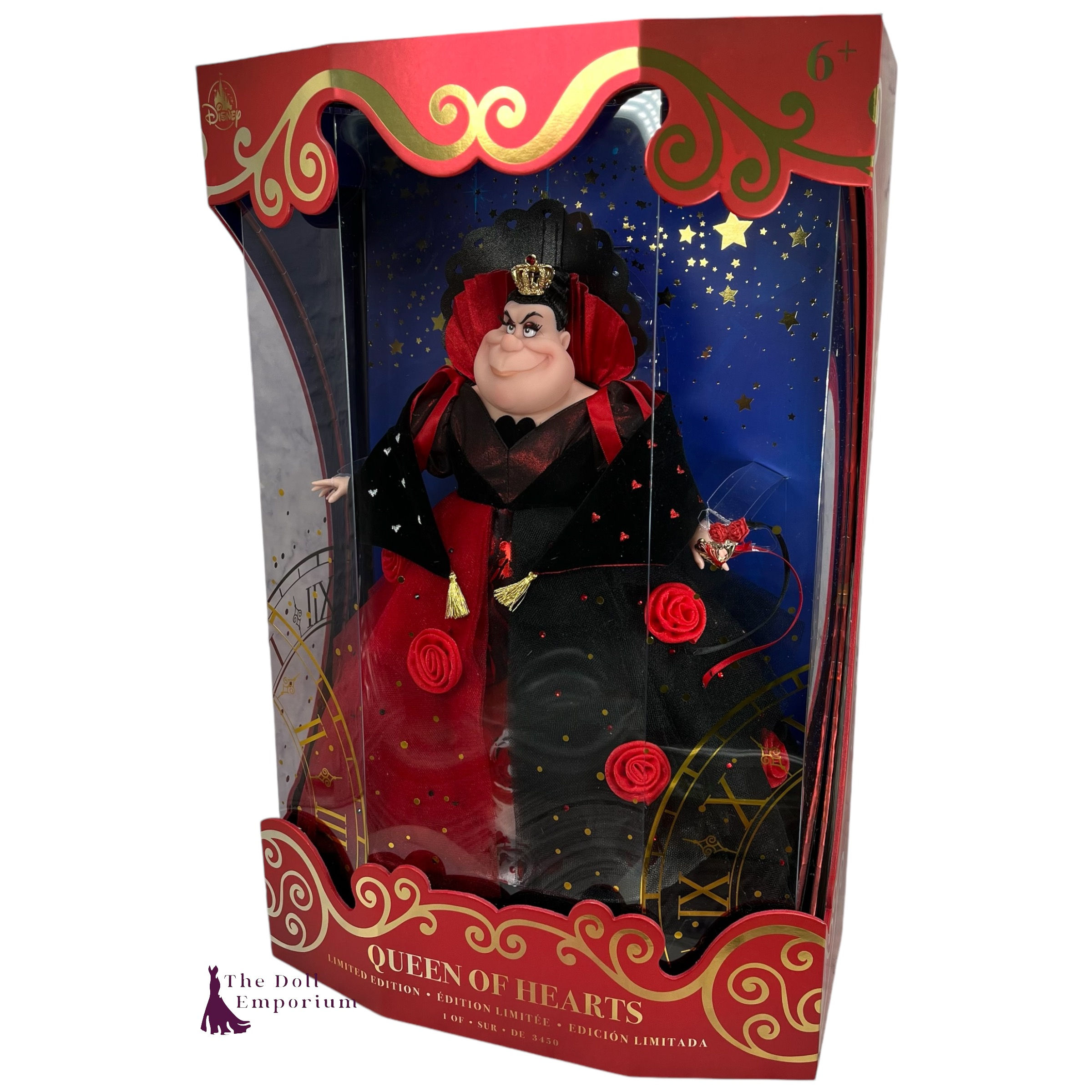Disney Store (2024) - Ltd Ed 'Masquerade Collection’ Queen of Hearts Doll, New