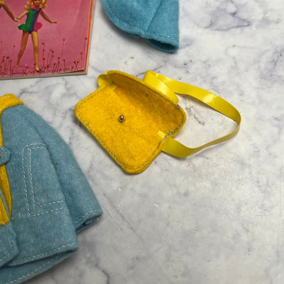 Thumbnail: Vintage Barbie (1972) - Skipper ‘All Over Felt’ #3476 Incomplete Outfit