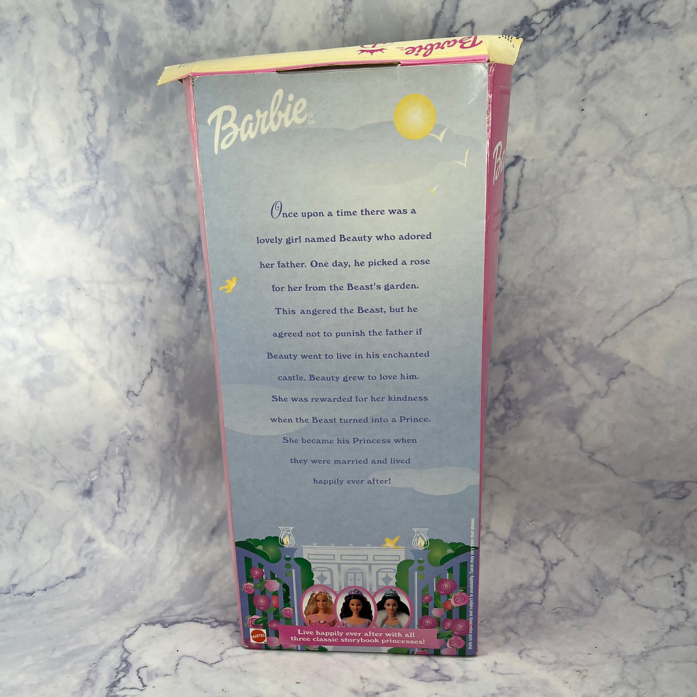 Thumbnail: Mattel (2001) - Disney Barbie As Beauty 'The Rose' Doll, New #56034