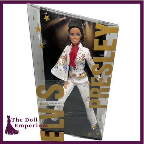 Barbie (2021) - Signature 'Elvis Presley' White Jumpsuit Doll, New