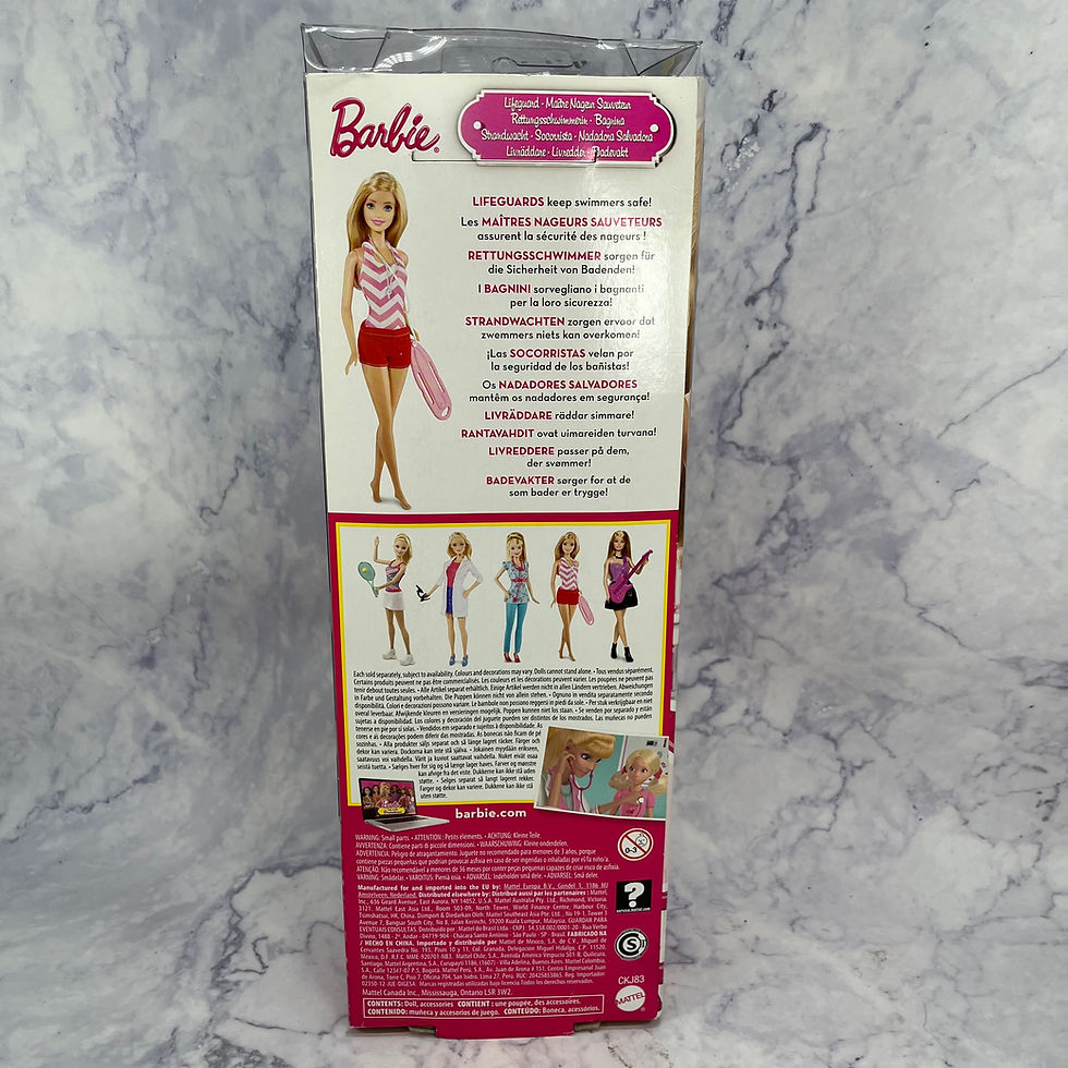 Thumbnail: Barbie (2013) - Barbie® I Can Be… Lifeguard Doll, New #CKJ83