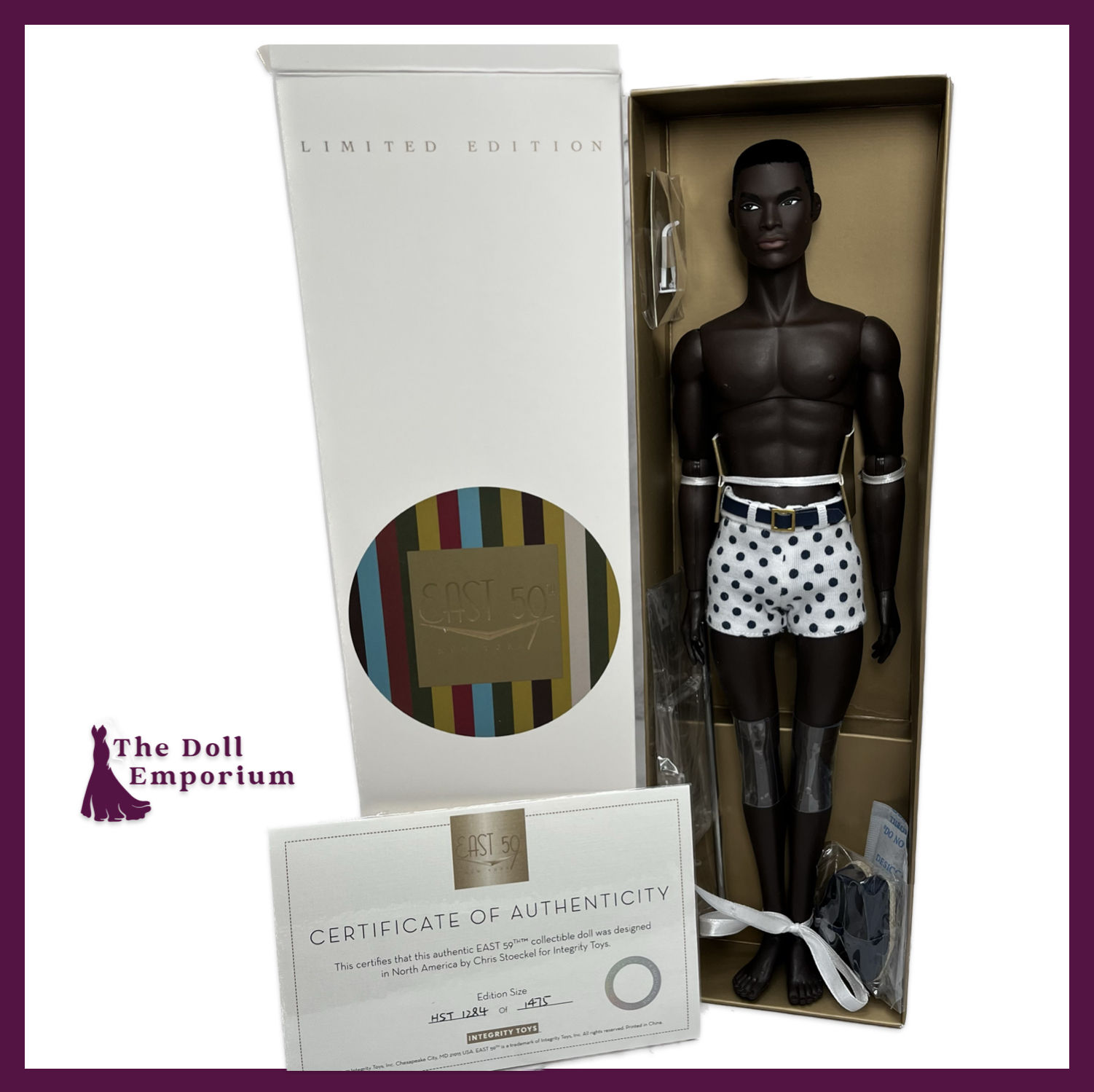 Integrity Toys (2023) - Augustus Blake 'Honolulu Sunset' Doll, New In Box #73048