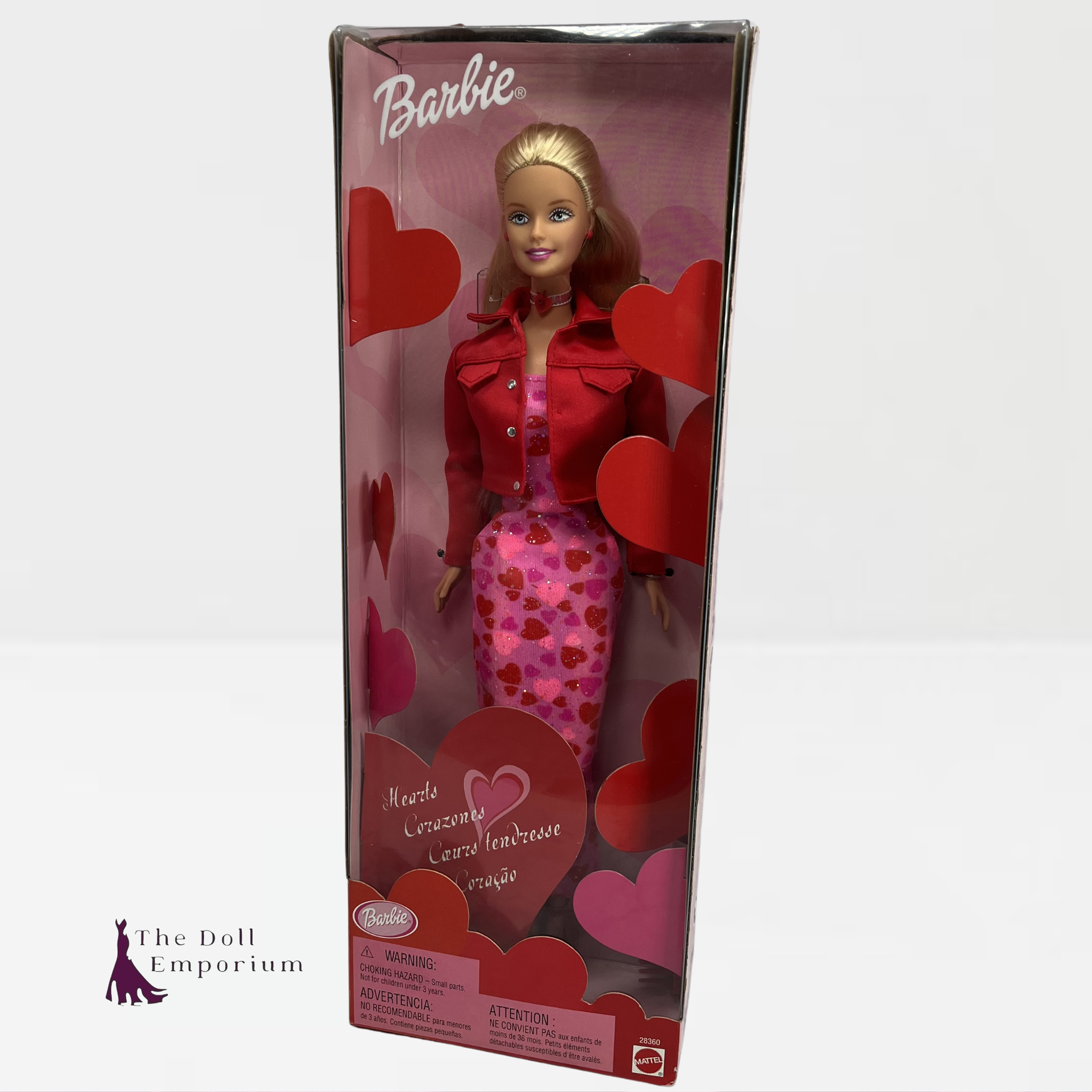 Barbie (2000) Doll - Hearts 'Very Valentine' Barbie Doll, New #28360
