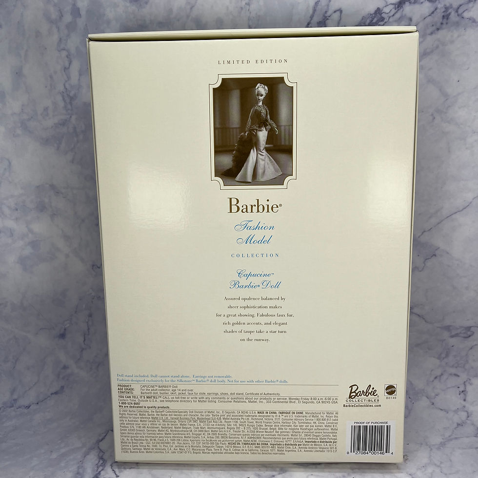 Thumbnail: Barbie (2002) - Silkstone 'Capucine' Doll - New #B0146