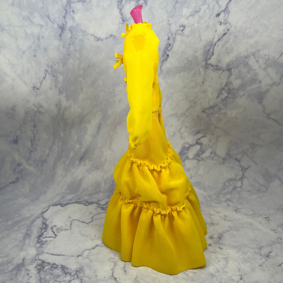 Thumbnail: Barbie (2021) - Barbie @BarbieStlyle Doll 2 - Yellow Outfit - Top & Skirt