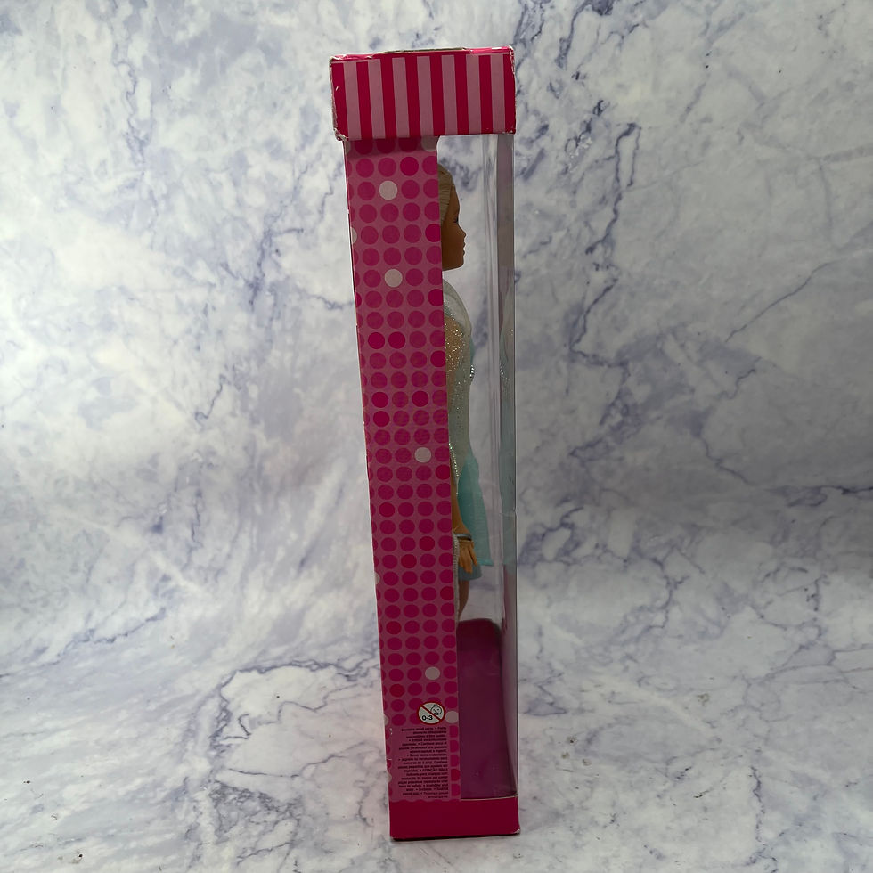 Thumbnail: Barbie (2006) - Fashion Fever Doll - Tres Chic Blonde Doll, Blue Dress, New