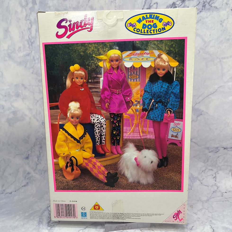 Thumbnail: Hasbro Sindy (1992) - Walking The Dog Collection - Fashions, New in Box