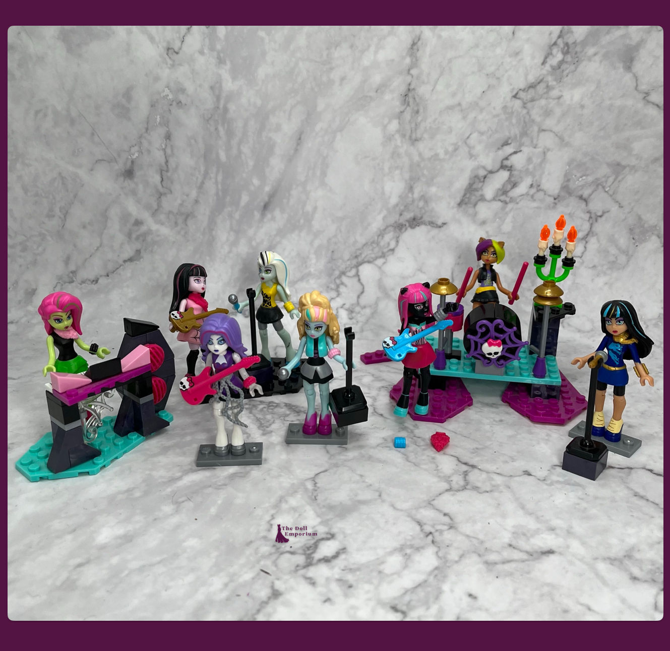 Monster High (2017) - Mega Bloks Set - Glam Ghoul Band