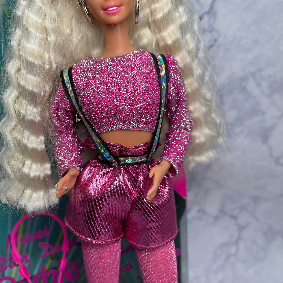 Thumbnail: Barbie (1994) - Dance Moves Blonde Doll #13083