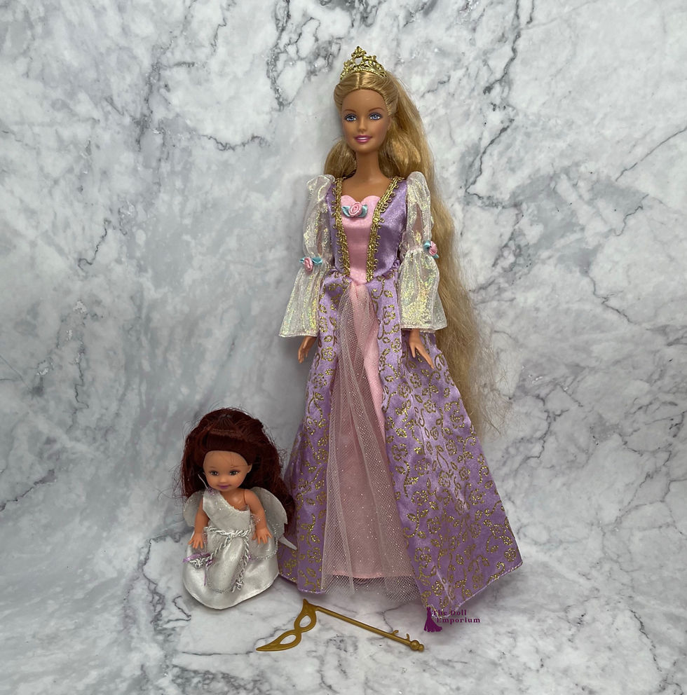 Barbie (2002) - Growing Hair Princess Rapunzel And Melody Dolls #55532