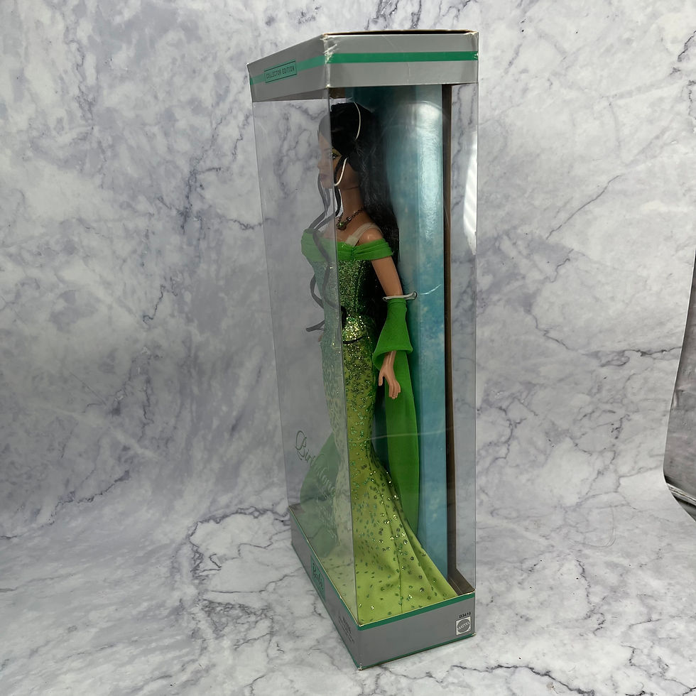 Thumbnail: Barbie (2002) - 'Birthstone Collection' August Peridot Doll, New in Box #B3416