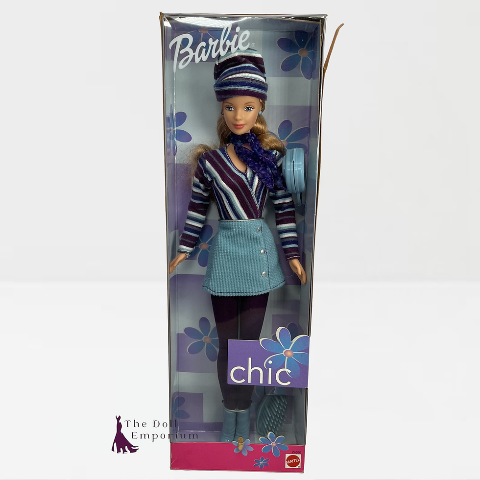 Thumbnail: Barbie (1999) Doll - Chic 'Corduroy Cool' Barbie Doll, New #24658