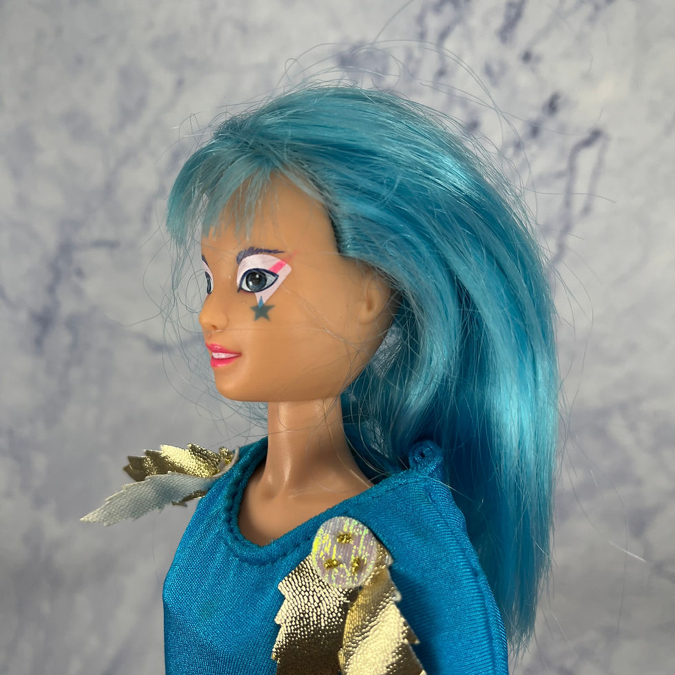 Thumbnail: Hasbro (1986) - Jem & The Holograms - Aja Doll in 'Dancing the Night Away' #4201